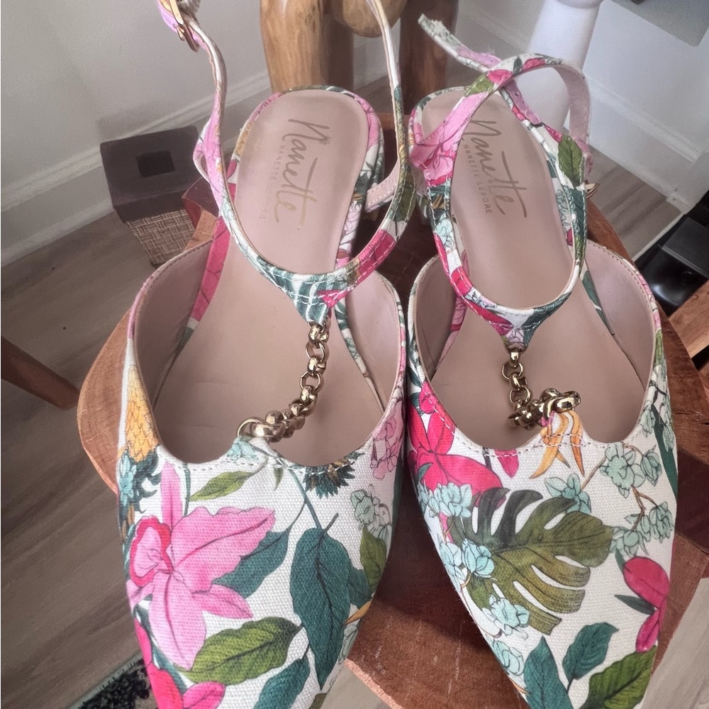 Woman’s shoes.